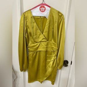 NWOT Boohoo Night Citron Dress 4